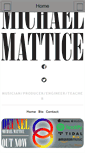 Mobile Screenshot of matticemusic.com